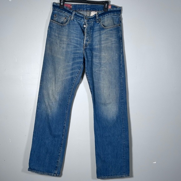 Men’s Y2K Denim Lab Jeans. Size 34x32. Button fly - Picture 1 of 5